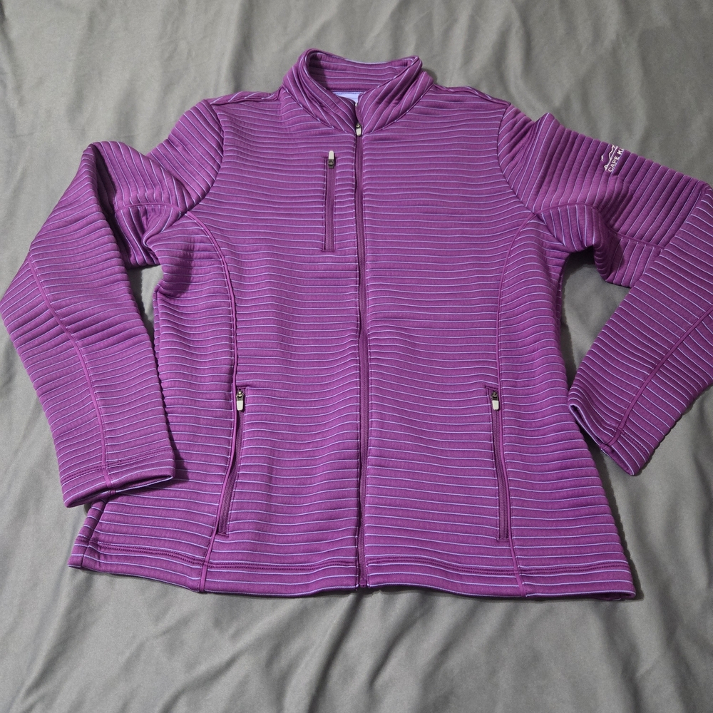 Peter Millar quilted Golf performance Jacket Womens Medium Cape Kidnapper Sleeve